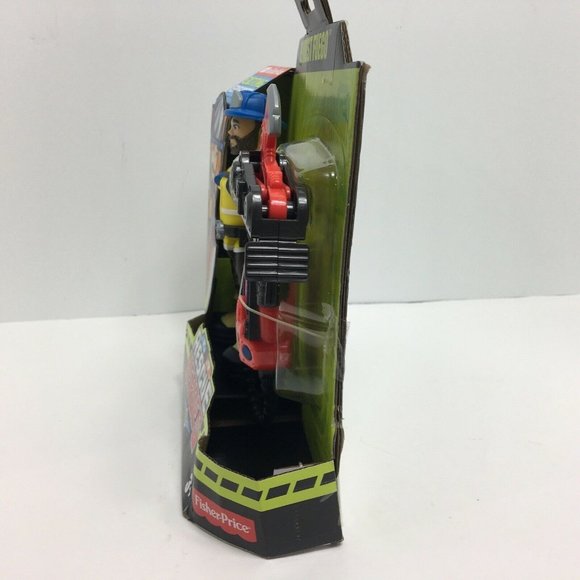 Rescue Heroes Forrest Fuego 6" Action Figure Accessories Fisher Price Youtube - Picture 8 of 12